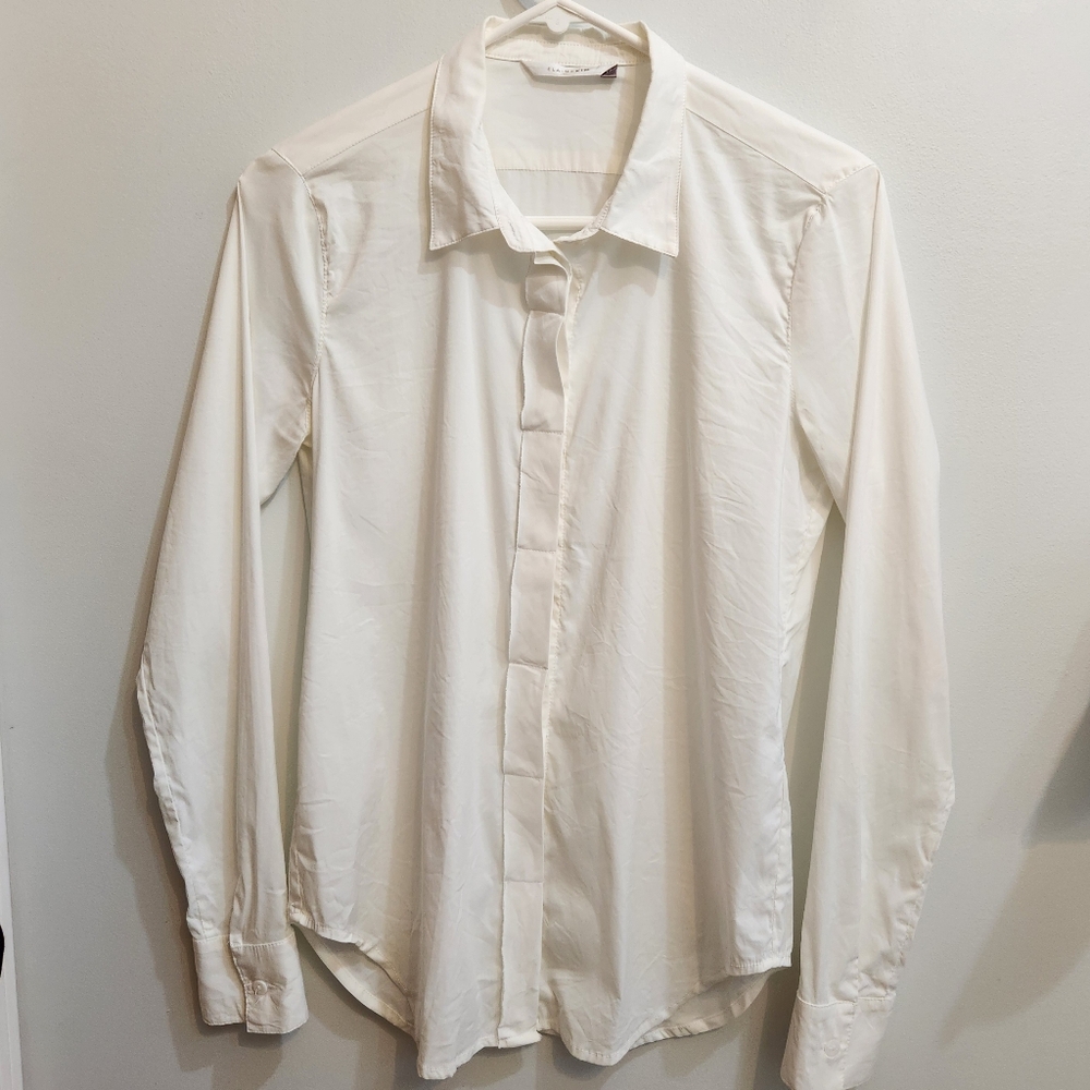 Elaine Kim Classic Button-Down Shirt Size XS